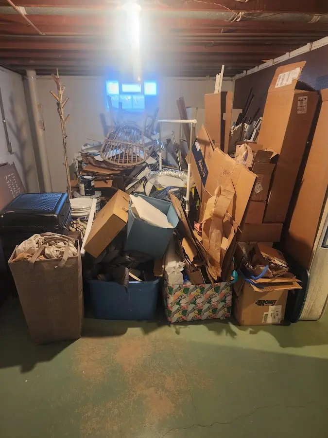 Roll-off dumpster container at job site for Construction Dumpster Rental in Somers